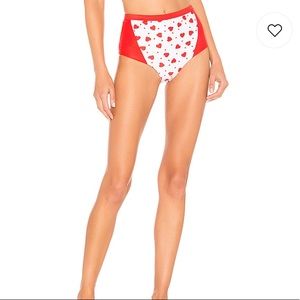 NWT TULAROSA Darla Bikini Bottom in Heartbreaker S